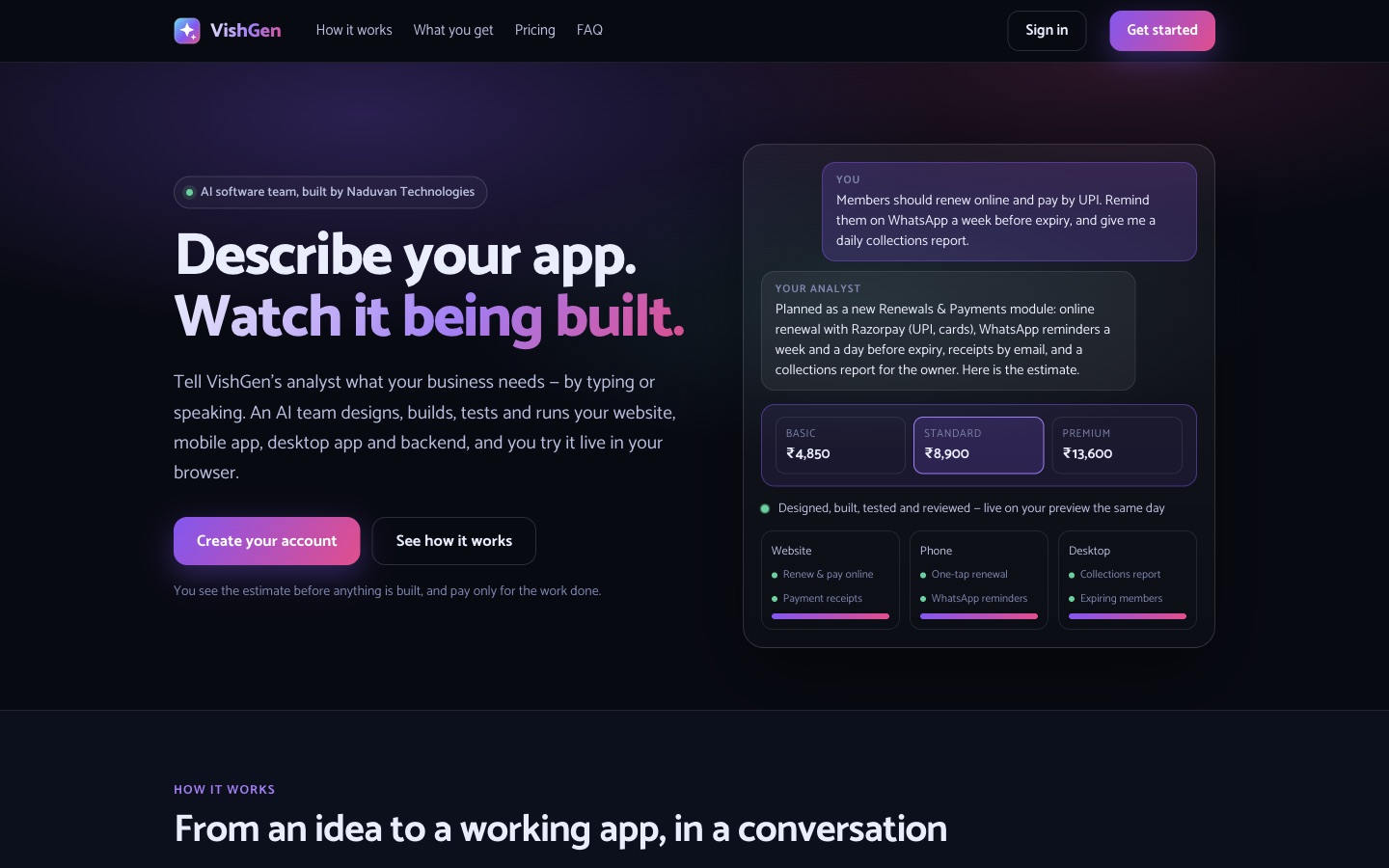 VishGen AI software team
